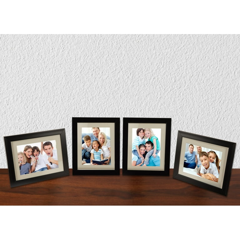 Black 30x30 wooden picture frame - Narrow