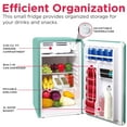 thumbnail image 5 of Frigidaire Retro 3.2 CU. ft. Compact Refrigerator - Mint, EFR372, Mint, 5 of 11