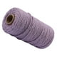 thumbnail image 3 of Toystoory 1 rollo de cuerda de algodón hecha a mano, 3mm de diámetro, cuerdas artesanales tejidas de un solo Color, 100m Artesanía Púrpura claro Toystoory HA5320-06B, 3 of 6