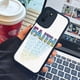 thumbnail image 4 of Exprese su personalidad: Funda para teléfono plateada colorida y esmerilada de doble capa con ilustración peculiar para iPhone 15 Pro Max 14 13 12 Pro 11 - ¡Haga una declaración!, 4 of 4