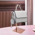 thumbnail image 1 of serony Handbag Display Rack Shoulder Bags bag Holder Retail countertop Hanging Hanger Purse Stand Multi Purpose for Countertop Rose Gold Drawing, 1 of 9