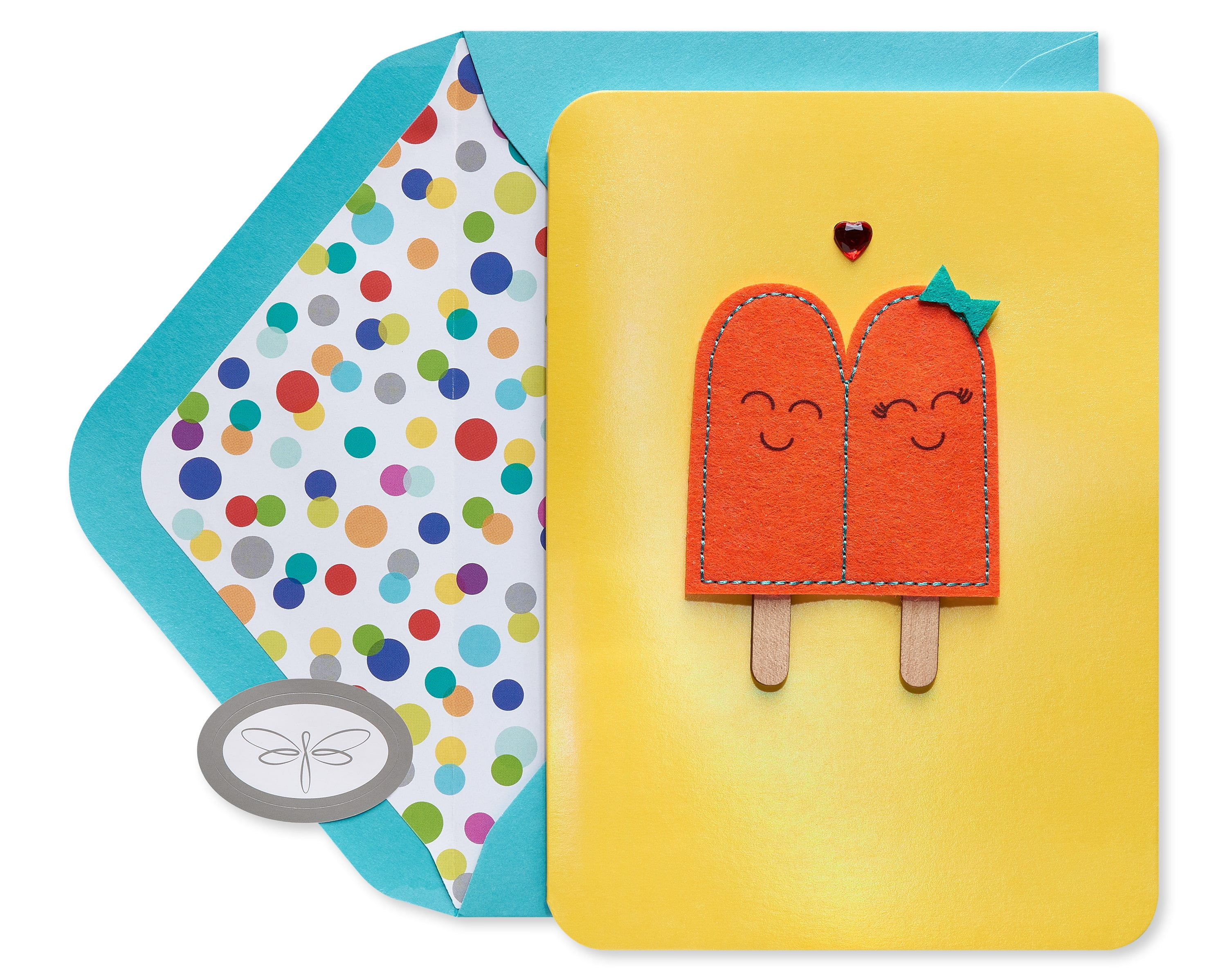 Papersong Premium Romantic Thinking of You Card (You Melt My Heart)