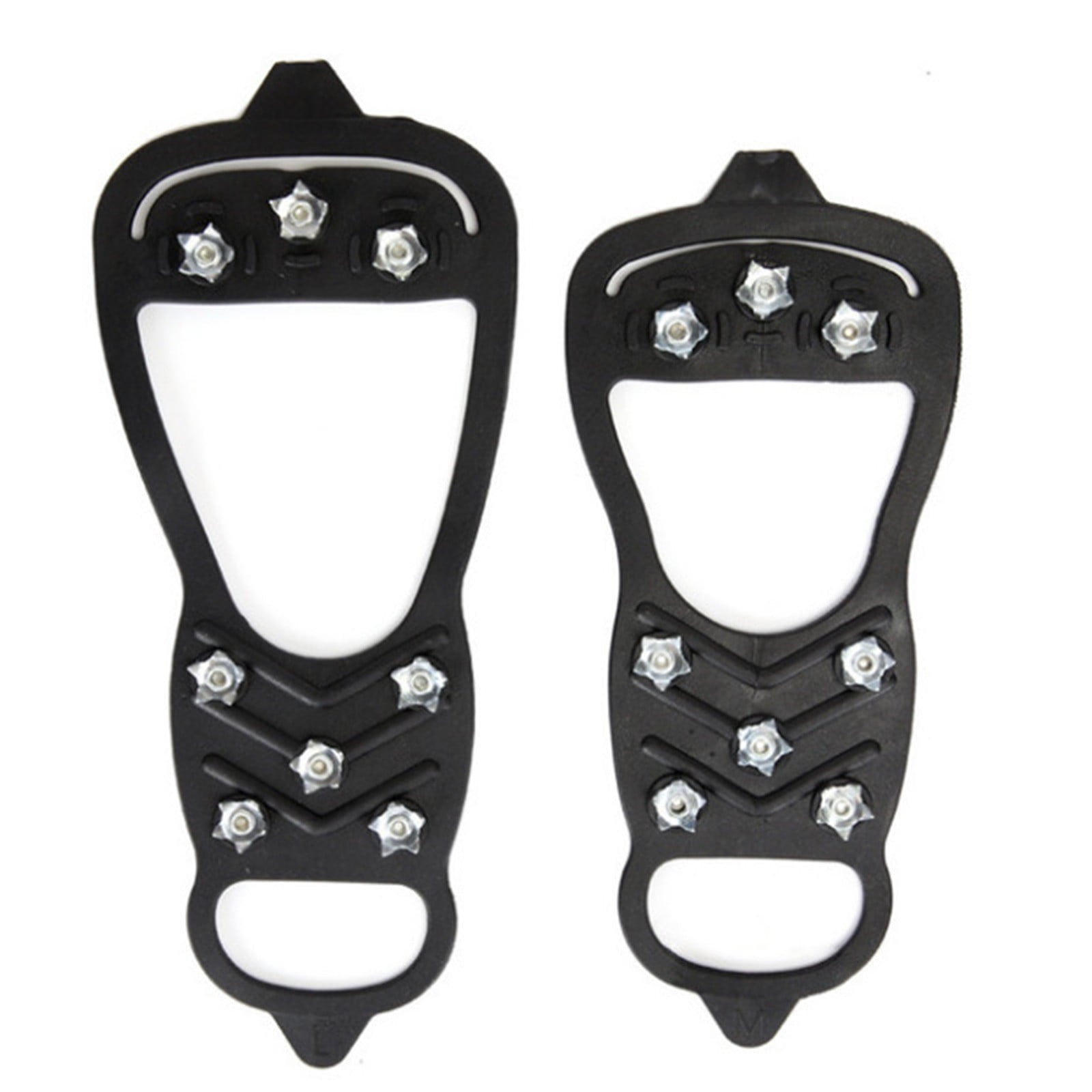 Non Slip Snow Cleats Shoes Boots Cover Step Ice Spikes Grips Crampons For Hiking 