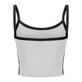 thumbnail image 6 of Workout Tops for Women Sports Casual Square Neck Sleeveless Slim Fitted Basic Crop Tank Top Teen Girls Cami Shirts, 6 of 7