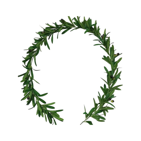 Artificial Olive Leaf Vine Garland Faux Olives Branch Hanging Greenery Ivy Garland for Wedding Backdrop Home Office Spring Garden Wall Door Decor