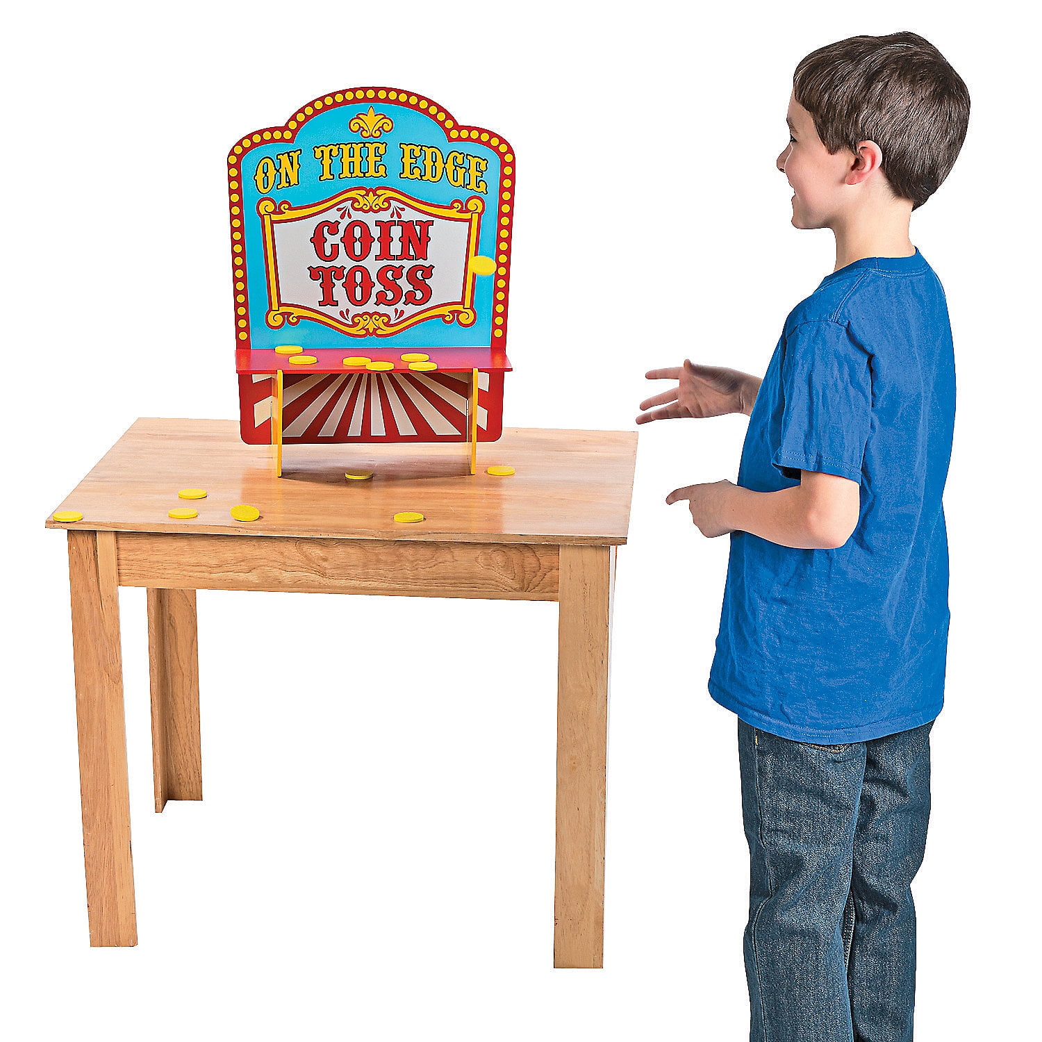 On The Edge Carnival Coin Game - Party Favors - 34 Pieces