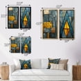 thumbnail image 4 of Designart "Time's Passage Distressed Hues" Modern Geometric Framed Wall Art Set Of 2 - Modern Gold Gallery Wall Frame Set For Home Decor, 4 of 6