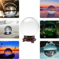 thumbnail image 5 of Qunbio 130mm Crystal Ball, 5.1" Decorative Glass Ball with Stand Magic Ball for Fortune Telling, Photography & Holiday Gift, 5 of 12
