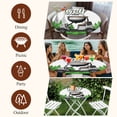 thumbnail image 7 of Golf Round Tablecloth, Fitted Table Cover with Elastic for 36"-44" Round Tables, Green Forest Tree Balls Clubs Sports Cartoon Table Cloth Outdoor Indoor Dinning Party Waterproof Tablecloths, 7 of 7