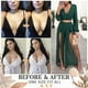 thumbnail image 4 of Kit de sujetadores push up sin frente, kit de sujetadores Deep Plunge sin tirantes sin espalda perfectamente ajustable para un efecto ultra push up Adepaton Ropa Interior, Lencería y Pijamas, 4 of 5