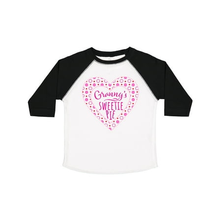 

Inktastic Granny s Sweetie Pie with Pink Hearts Gift Toddler Boy or Toddler Girl T-Shirt