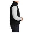 thumbnail image 3 of Mafoose Men Super Soft Value Polyester Fleece Male Vest Black XS, 3 of 6