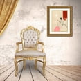 thumbnail image 3 of Green, Jacob 19x24 Gold Ornate Wood Framed with Double Matting Museum Art Print Titled - Terra Rosa Abstract II, 3 of 4