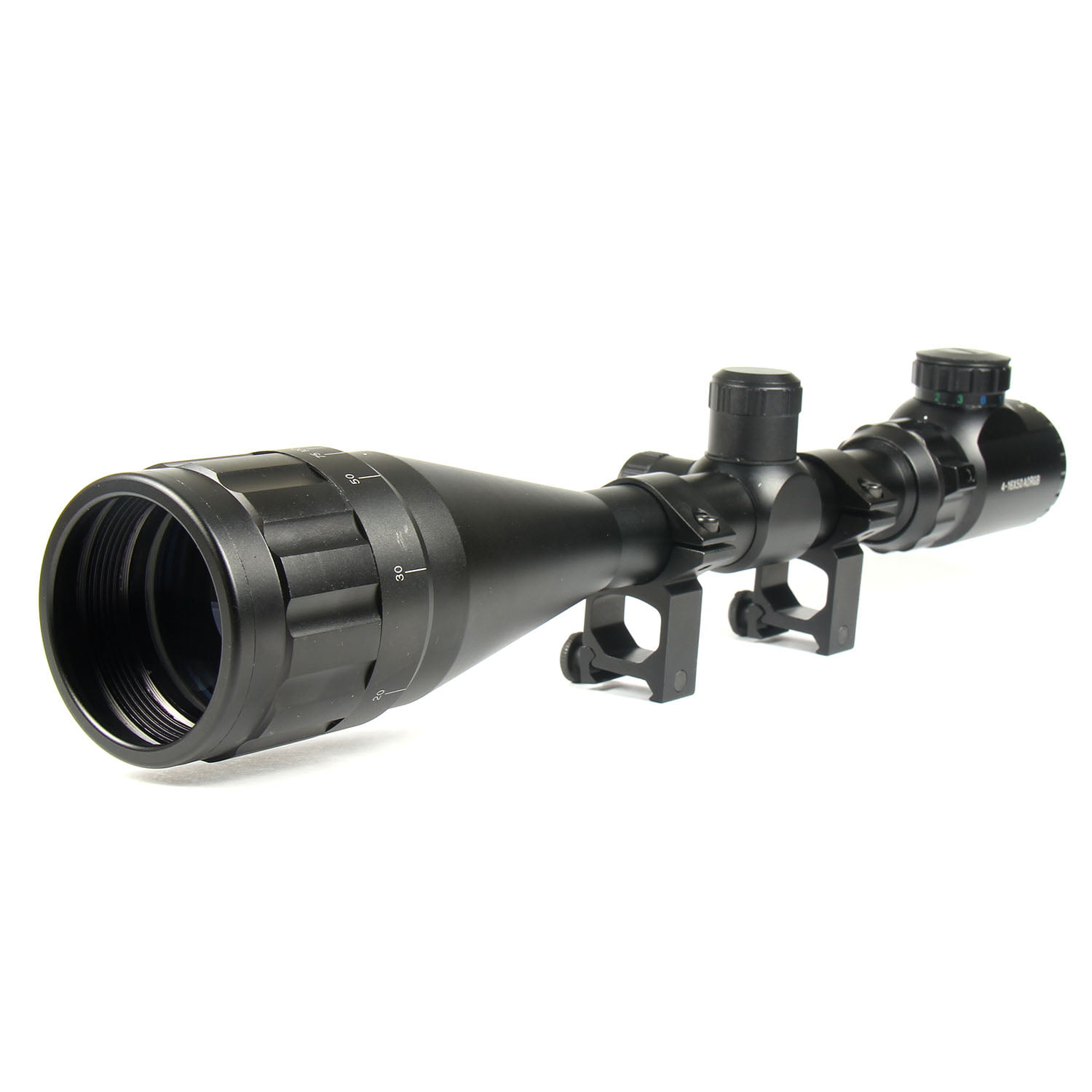 Rifle Scope 6-24x50 Tactical Mil Dot IR Red illuminated Reticle Hunting w/ Mount