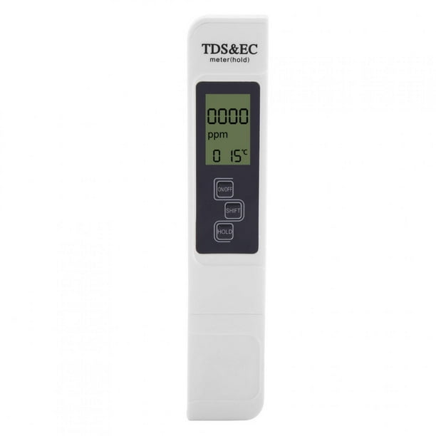 Testeur De Température De L'eau Testeur Tds Ec Bandelette De Test D'eau Lcd Numérique  Multifonctionnel Testeur D'eau Numérique LCD Température TDS EC Mètre Pour  Boisson 