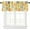 Style-10, variant on Vintage Floral Valances for Kitchen,Rustic Country Wildflower Kitchen Curtains,Bohemian Floral Home Bedroom Living Room Window Treatments Drapes 54x18inch