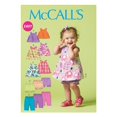 thumbnail image 1 of McCall Pattern Company M6912 Bebés Reversible Top Vestidos Bloomers y Pantalones Tamaño YA5, 1 of 5
