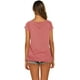 thumbnail image 5 of Tops con hombros descubiertos para mujer, camisetas casuales de manga corta de verano, rosa 2XL Jormftte HMYH034-4, 5 of 6
