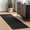 Black, variant on nuLOOM Rigo Hand Woven Farmhouse Jute Runner Rug, 2' 6" x 6', Natural