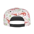 thumbnail image 5 of Adjustable Baseball Cap, Shrimp Shells Seaweed Flat Bill Trucker Flat Brim Hats Dad Hat for Men Women - Snapback Hat Adjustable Size, 5 of 7
