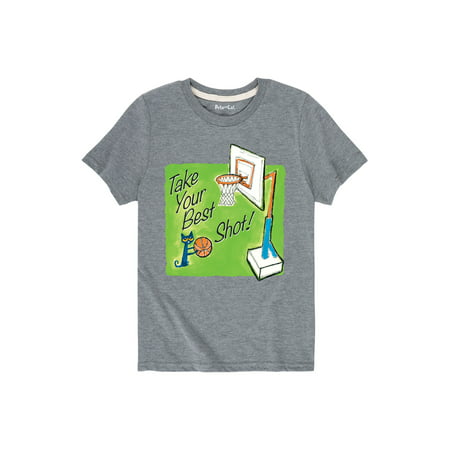 Pete The Cat Take Your Best Shot Multi - Toddler Short Sleeve