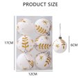 thumbnail image 2 of 6 piezas de adornos de bolas de Navidad, adornos para árboles de Navidad, adornos colgantes de bolas de Navidad irrompibles para fiestas, decoración de fiestas, adornos para árboles y eventos, 6 cm, 2 of 5