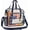 Navy, variant on Clear Tote Bag Stadium Approved, 0.4mm PVC Transparent Crossbody Bag with Detachable Strap, See-Through Bag for Sports Games, Concerts, Black