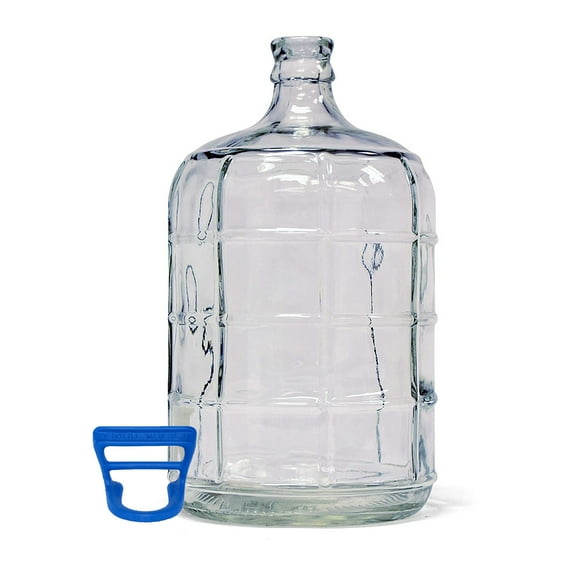Home Brew Ohio 3 Gallon Glass Carboy with Carboy Handle