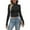 Crop Black, variant on Women's Long Sleeve Shirts Mock Neck Crop Tops Ribbed Casual Fitted Basic T Shirt for Womens Shirts Solid Crops Tee Top S-XXL Khaki