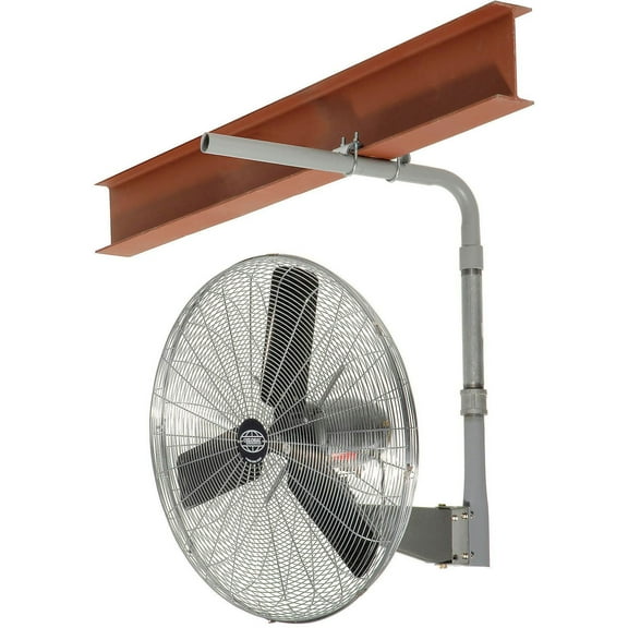 Global Industrial Deluxe I-Beam Mount Fan, 24" Diameter