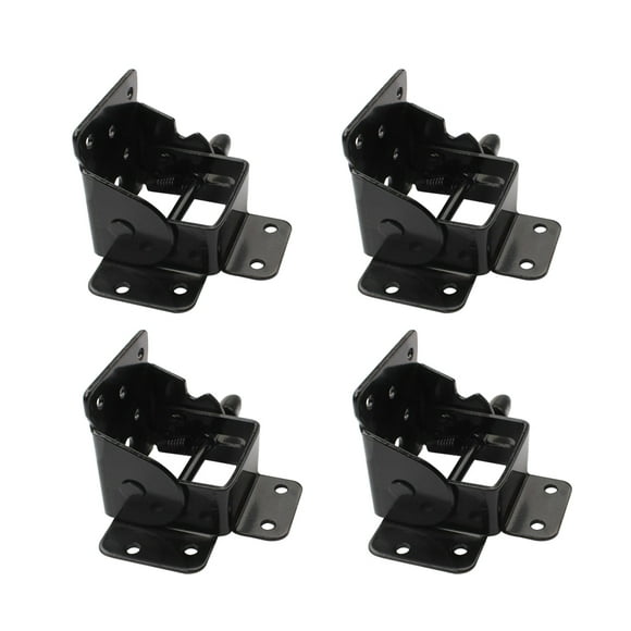 4 Pcs Support d'Angle Droit Cadre Pliant pour Pieds de Table et Chaise