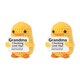 thumbnail image 1 of Inspirador Positivo Pato Crochet Lindo Tejido Emocional A Mano (H), 1 of 5