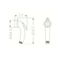 thumbnail image 5 of Motorhome Shower Head Trigger Shower Head Chrome Comet Roma Switch Water Flow Hot Interior Accessories For Caravan Camping RV ,Variety of Features, 5 of 5