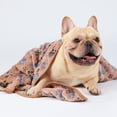 thumbnail image 4 of 1 paquete de 3 mantas súper suaves y esponjosas de primera calidad para mascotas, manta de franela para perro, cachorro, gato, marrón, rosa y blanco, tamaño pequeño (23 x 16 pulgadas), 4 of 4