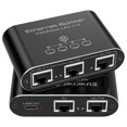 thumbnail image 1 of Divisor Ethernet PVBCTCSID 1 a 4 1000 Mbps con cable USB, 1 of 7