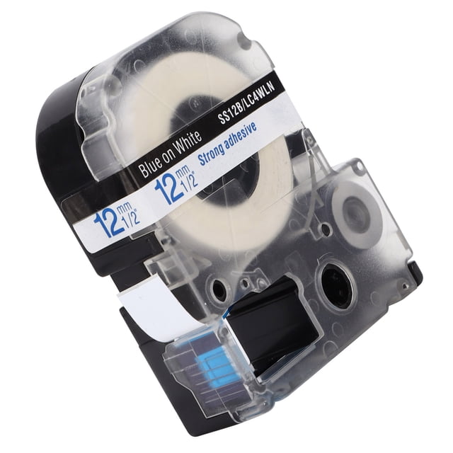 Label Works Label Tape 12mm OilProof AntiCorrosion WearResistant Transparent Durable Label Maker Tape