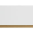 thumbnail image 7 of Baxton Studio Beagan Modern and Contemporary White Finished Wood and Gold Metal 2-Drawer Console Table, 7 of 7