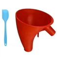 thumbnail image 3 of Flour Funnel for Kitchen Aid Stand Mixer Attachment, Bowl Lift for Egg Liquid and Both Flour, Tilt-Head Stand Mixer, Enables Guided Pouring, Easy to Use and Clean(Red), 3 of 6