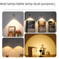 thumbnail image 3 of Lámpara de pared interior con carga inalámbrica y foco inteligente LED de inducción del cuerpo humano, lámpara fotográfica con control remoto, 3 of 3