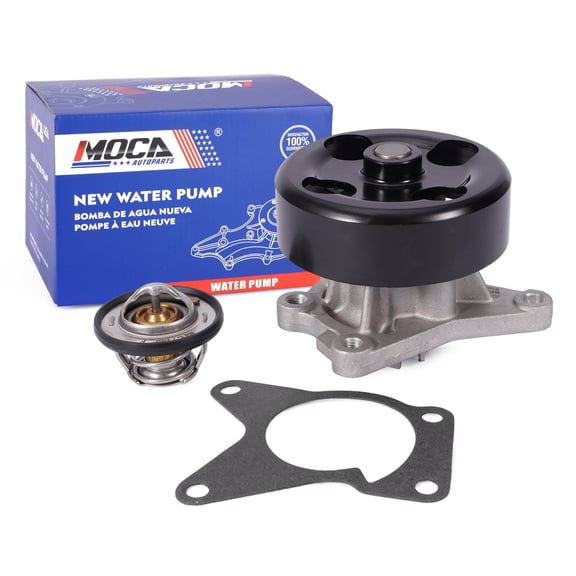 MOCA AUTOPARTS Water Pump w/ Thermostat Fit for 2013-2021 Nissan NV200 2.0L & 2013-2016 Nissan Tiida 1.6L & 2009-2014 Nissan Cube 1.8L