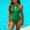 Green, variant on Womens One Piece Swimsuits Tummy Control Bathing Suit V Neck Holiday Green Ladies Swimwear L