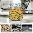 thumbnail image 6 of Yayeee Ashtray with Lid for Cigarette Smokeless Stainless Steel Home Ash Holder, Yellow Sardines Pattern, 6 of 7