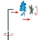thumbnail image 5 of Injueey Molino de viento de hierro de viento Jardín Yarda Plug-In Molinete Niños Whirligig Molinete Juguete Hada Whirligig Estaca de Jardín y Patio Injueey HA014399-00, 5 of 6