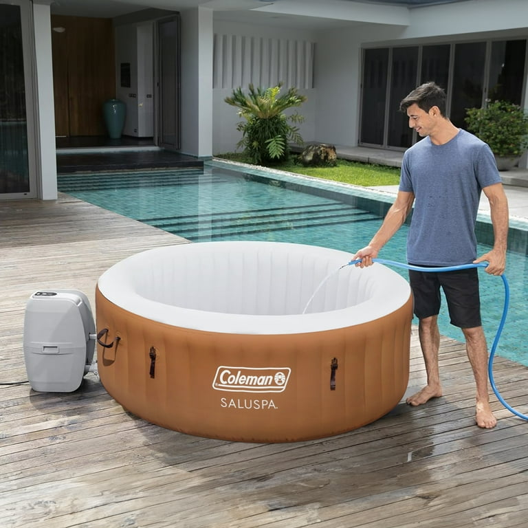 Coleman SaluSpa Ponderosa Hot Tub + Bestway SaluSpa Seat