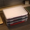 thumbnail image 5 of Organizador de Archivos Plástico, Caja Almacenamiento Cuadrada Transparente, Almacenamiento, M, 5 of 5
