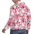thumbnail image 6 of Sikiie Rose Rabbit Men's Hoodie, Essentials Hoodie, Sweatshirt, Pullover Hooded Sweatshirt for Men-4X-Large, 6 of 7