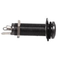 thumbnail image 1 of Electric Guitar Jack, Rustproof Firm Connection Straight Cylinder Guitar Output Jack  For Musical Instruments Gold,Black,Silver, Black, 1 of 8