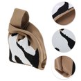 thumbnail image 3 of Unique Bargains 1 Pc Knitted Wrist Bag Portable Animal Pattern Gift Bag Coffee Color, 3 of 5