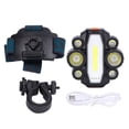 thumbnail image 1 of Linterna frontal LED de inducción, faro recargable por USB, ajuste de ángulo de 90°, mini linterna LED portátil para ciclismo al aire libre, 1 of 14