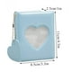 thumbnail image 3 of Colgante de Corazón Mini álbum de Fotos Perfecl Modelo Hueco Soporte Tipo Espejo Tarjeta de Juego 3 Pulgadas Azul, 3 of 3